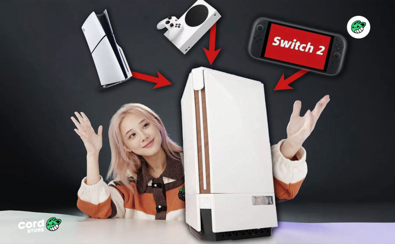 Китайская блогерша XNZ собрала кастомную консоль Ningtendo PXBOX 5