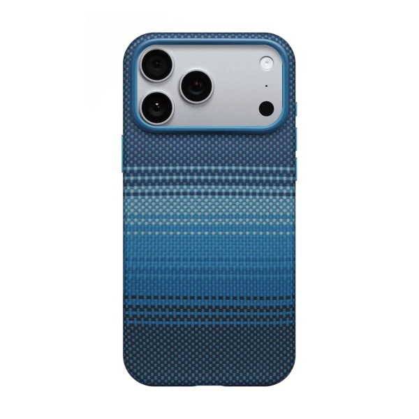 Чехол Pitaka Aramid UltraGuard Case для Apple iPhone 17 Pro Max, синий (Moonrise)