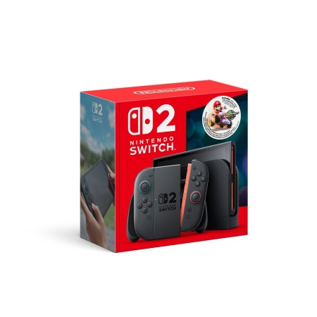 Игровая приставка Nintendo Switch 2 + Mario Kart World Bundle, чёрный (Black)