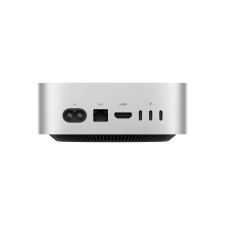 Компьютер Apple Mac mini (M4, 10C CPU, 10C GPU, 16Gb, 256Gb SSD), серебристый (MU9D3)