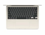 Ноутбук Apple MacBook Air 13" (M3, 8C CPU, 10C GPU, 8Gb, 512Gb SSD), "сияющая звезда" (MRXU3)