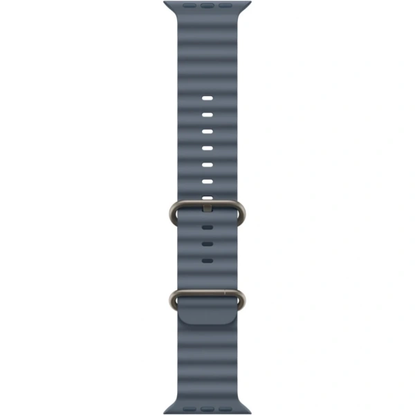 Часы Apple Watch Ultra 3 (2025), 49 мм, корпус из титана цвета «Natural», ремешок Ocean Band цвета «Anchor Blue», синий