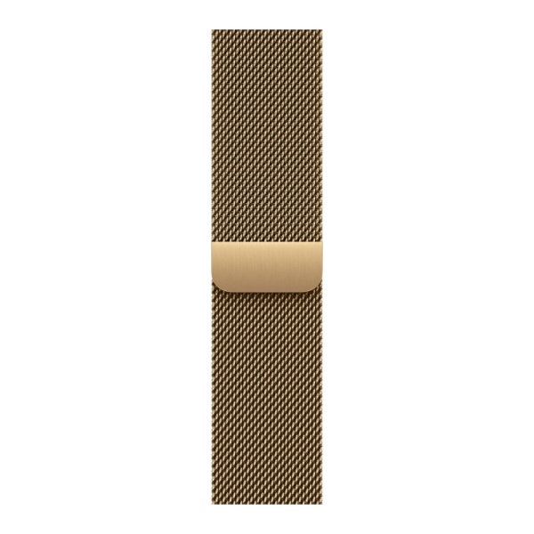 Часы Apple Watch Series 12 (2026), 42 мм, корпус из титана цвета «Radiant Gold», ремешок Titanium Milanese Loop цвета «Radiant Gold», золотой