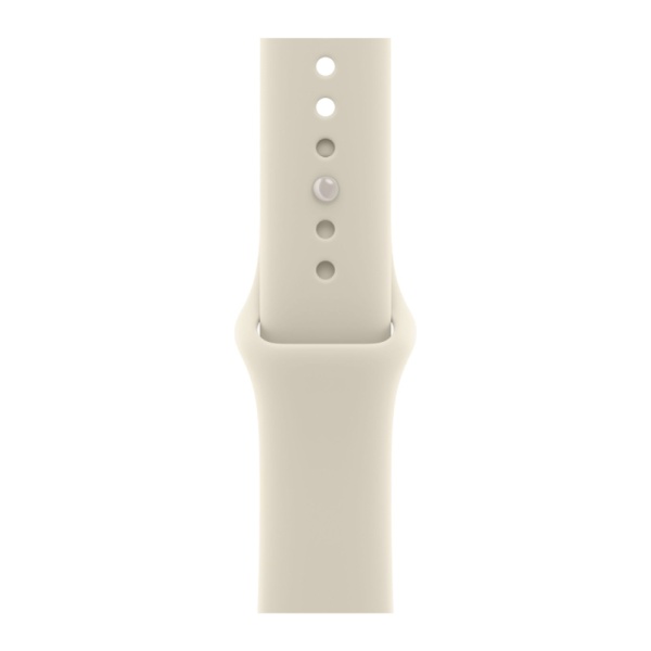 Часы Apple Watch Series 12 (2026), 42 мм, корпус из керамики цвета «Pearl White», ремешок Sport Band цвета «Sand», песочный
