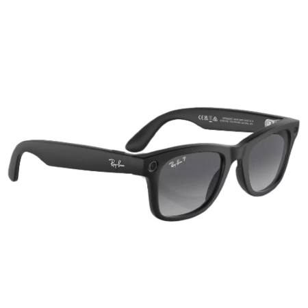 Ray-Ban Meta Wayfarer RW4008 (Матовая черная оправа, линзы графитовый градиент), размер L