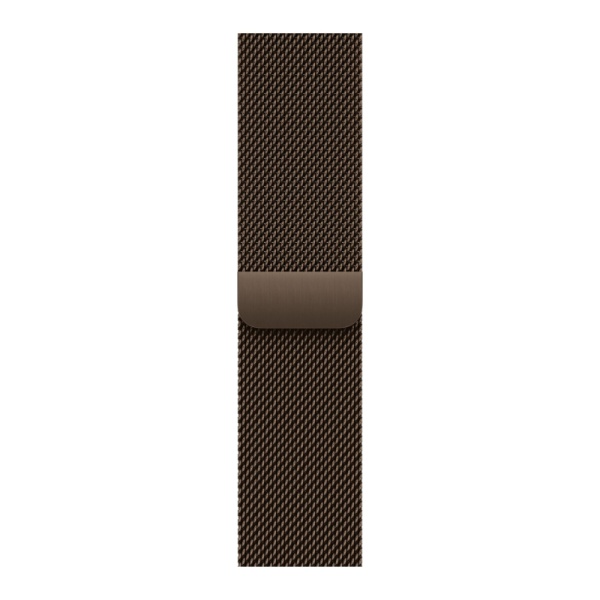 Часы Apple Watch Series 12 (2026), 42 мм, корпус из алюминия цвета «Dark Bronze», ремешок Titanium Milanese Loop цвета «Dark Bronze», бронзовый