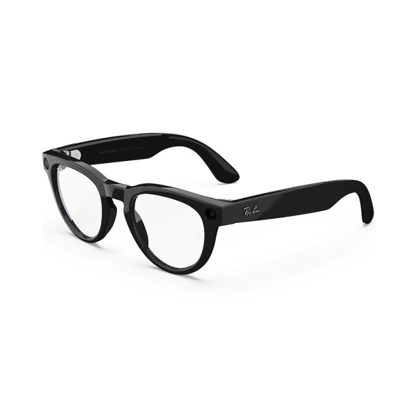 Умные очки Ray-Ban Meta Headliner RW4009 (Глянцевая чёрная оправа, линзы прозрачные)