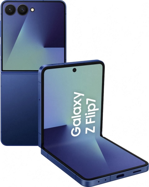 Смартфон Samsung Galaxy Z Flip7 12/512Gb, синий (Blue Shadow)