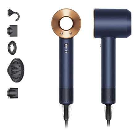 Фен Dyson Supersonic HD07, синий/медный (Prussian blue/Copper)