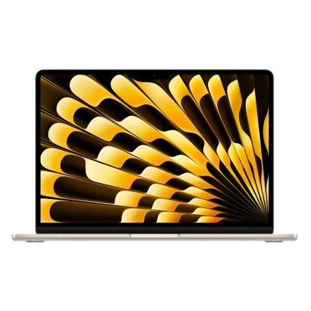 Ноутбук Apple MacBook Air 13" (M3, 8C CPU, 10C GPU, 8Gb, 512Gb SSD), "сияющая звезда" (MRXU3)