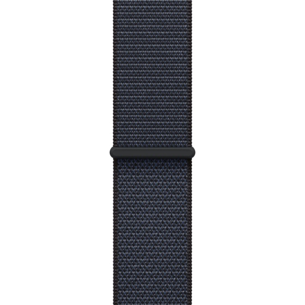 Часы Apple Watch SE (2024), 40 мм, корпус из алюминия цвета «Midnight», ремешок Sport Loop цвета «Midnight», чёрный