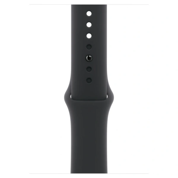 Часы Apple Watch Series 11 (2025), 46 мм, корпус из алюминия цвета «Jet Black», ремешок Sport Band цвета «Black», чёрный