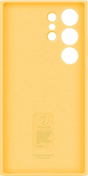 Чехол Samsung Silicon Case For Galaxy S24 Ultra, жёлтый