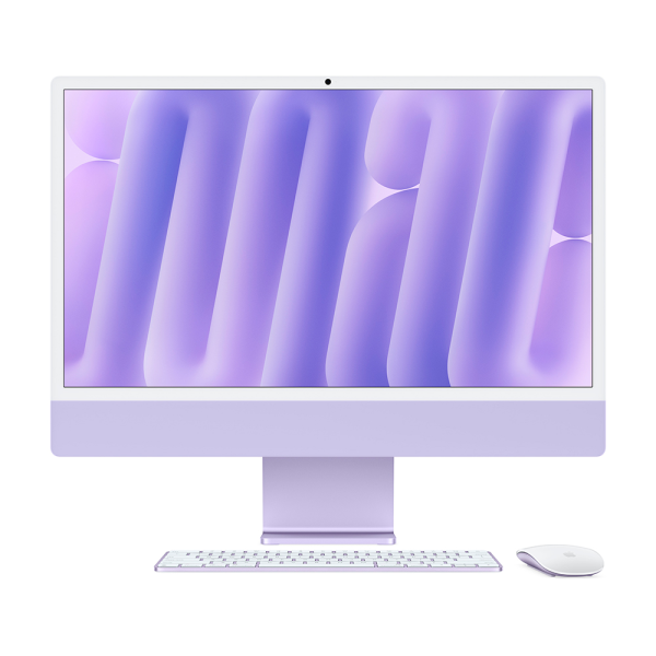 Моноблок Apple iMac 24" Retina 4,5K (M4, 10C CPU, 10C GPU, 32Gb, 1Tb SSD), фиолетовый (Z1K700138)