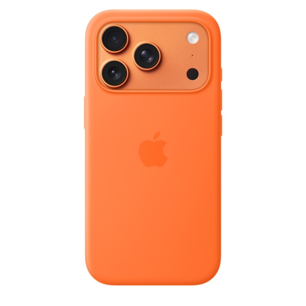 Защитный чехол Apple Silicone Case с MagSafe для iPhone 17 Pro, оранжевый (Orange)
