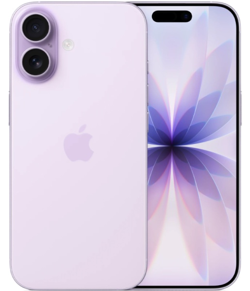 Смартфон Apple iPhone 17 256Gb, фиолетовый (Lavender) SIM + eSIM