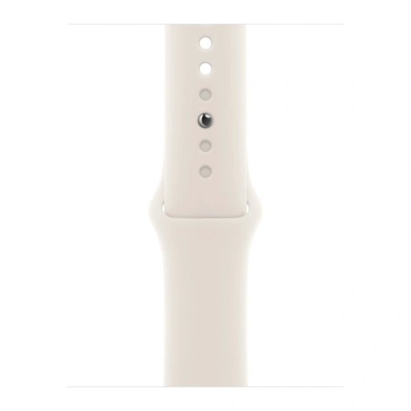 Часы Apple Watch SE 3 (2025), 40 мм, корпус из алюминия цвета «Starlight», ремешок Sport Band цвета «Starlight», «сияющая звезда»