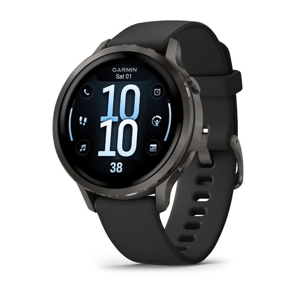 Умные часы Garmin Venu 4 (010-03014-00) 45 мм, чёрный (Slate)