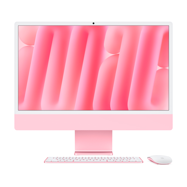 Моноблок Apple iMac 24" Retina 4,5K (M4, 10C CPU, 10C GPU, 16Gb, 1tb SSD), розовый (Z1ES000DD)