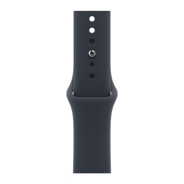 Часы Apple Watch Series 12 (2026), 46 мм, корпус из алюминия цвета «Space Gray», ремешок Sport Band цвета «Navy Blue», тёмно-синий