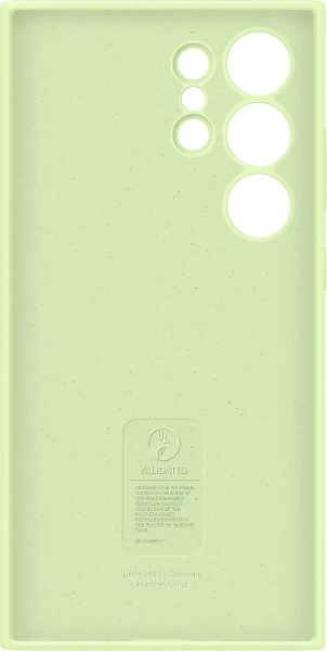 Чехол Samsung Silicon Case For Galaxy S24 Ultra, зелёный