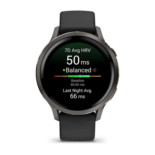 Умные часы Garmin Venu 4 (010-03014-00) 45 мм, чёрный (Slate)