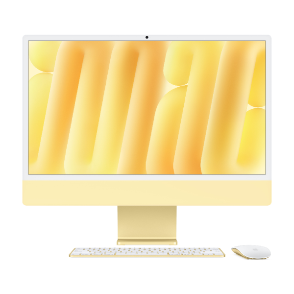 Моноблок Apple iMac 24" Retina 4,5K (M4, 10C CPU, 10C GPU, 32Gb, 512Gb SSD), жёлтый (Z1EL000DT)